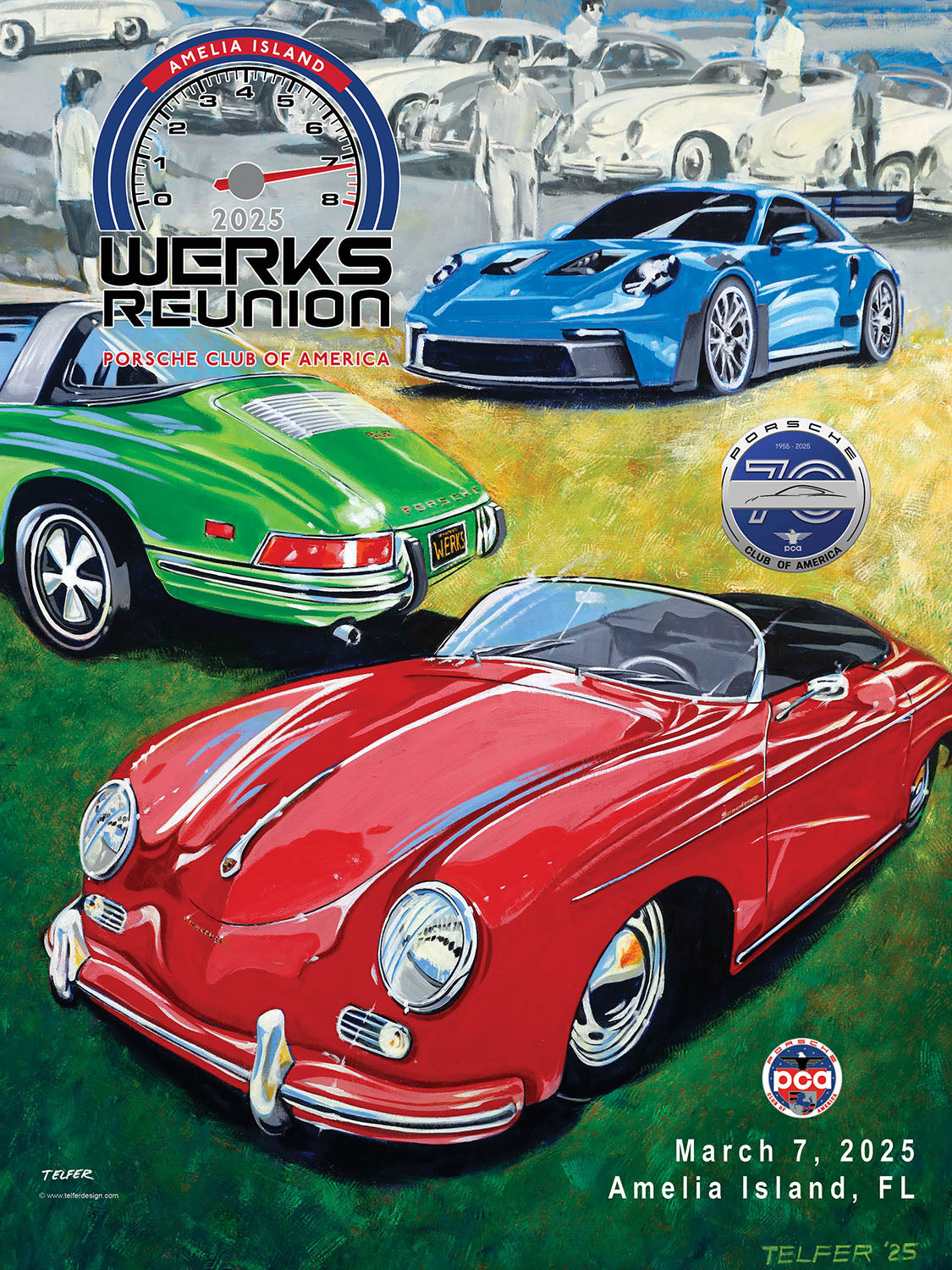PCA Werks Reunion Amelia Poster 2025 – Telfer Design, Inc.